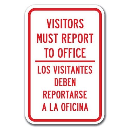 Signmission Safety Sign, 12 in Height, Aluminum, School Safety - V Must A-1218 School Safety - V Must